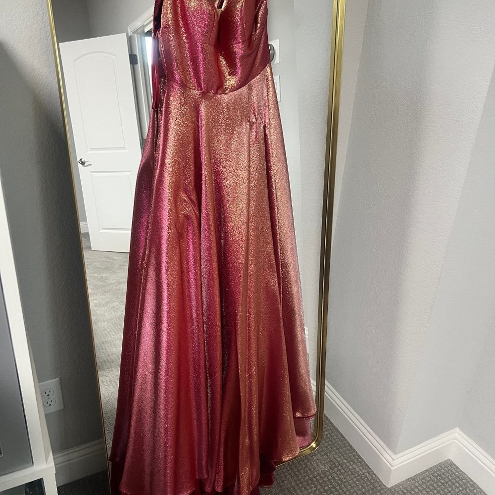 Prom Pink Shimmery Dress - With Tags Brand New
